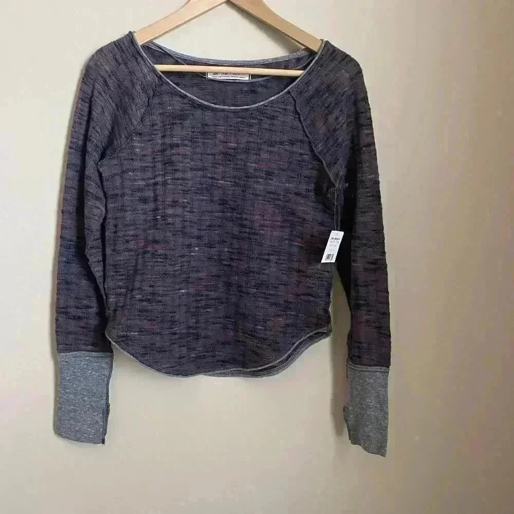 Free People Space Out Long Sleeve‎ Knit Top Small